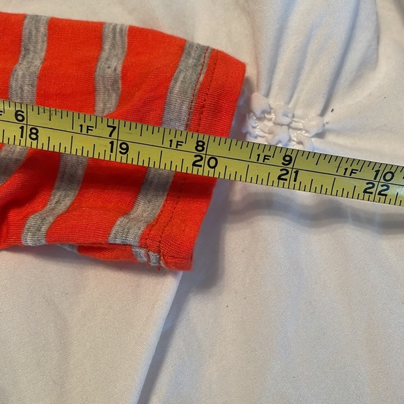 J mode USA - size medium - maxi dress - orange/coral and gray - Picture 6 of 13